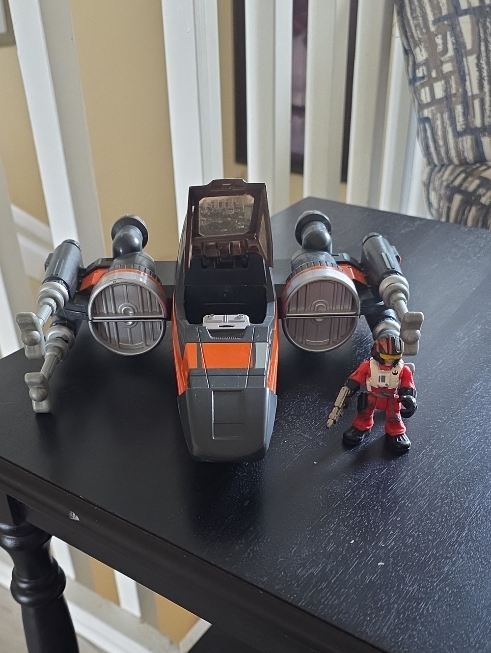 Hasbro Playskool Star Wars Galactic Heroes X Wing Fighter R2 D2 Skywalker